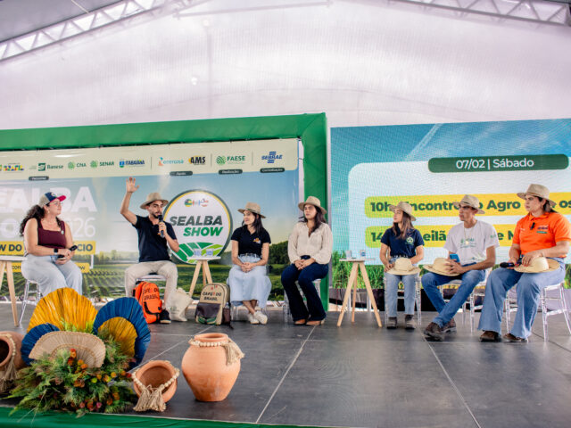 Programação no palco do Sealba Show